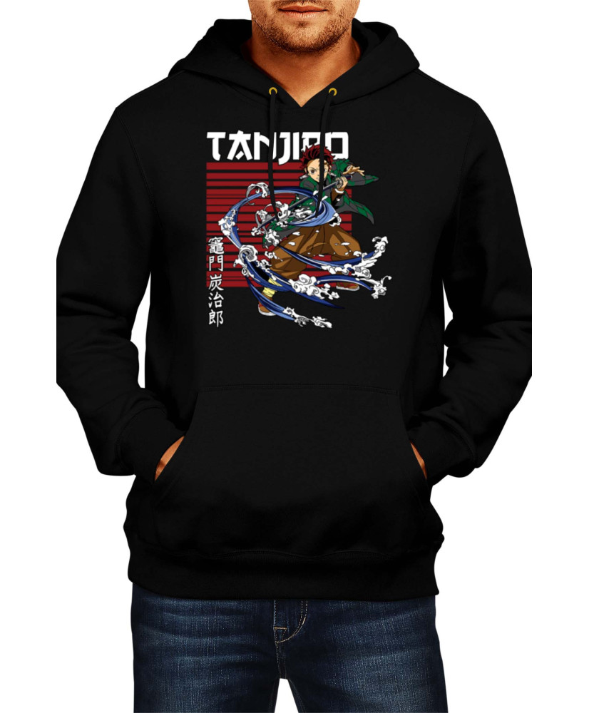 Мъжки Суитшърт Japan Anime Manga Comics Demon Slayer Tanjiro Kamado 01