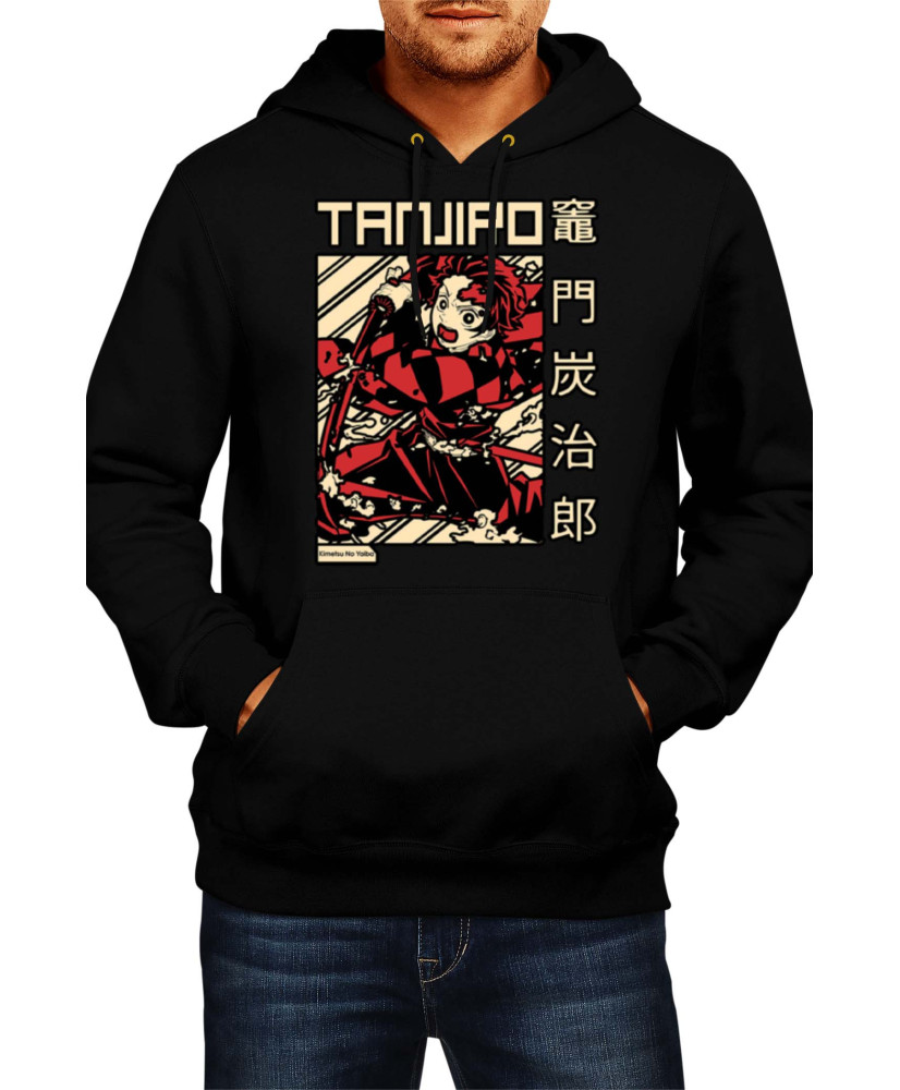 Мъжки Суитшърт Japan Anime Manga Comics Demon Slayer Tanjiro Kamado 02
