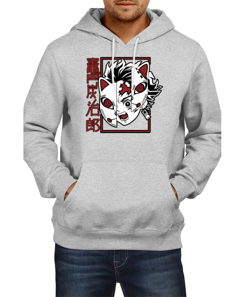 Мъжки Суитшърт Japan Anime Manga Comics Demon Slayer Tanjiro Tonos