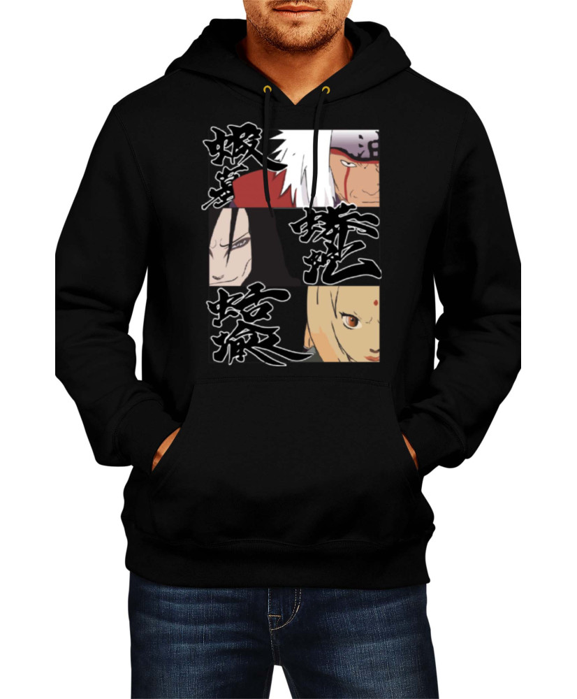 Мъжки Суитшърт Japan Anime Manga Comics Naruto Legendary Sannin Мъжки Суитшърт Japan Anime Manga Comics Naruto Legendary Sannin