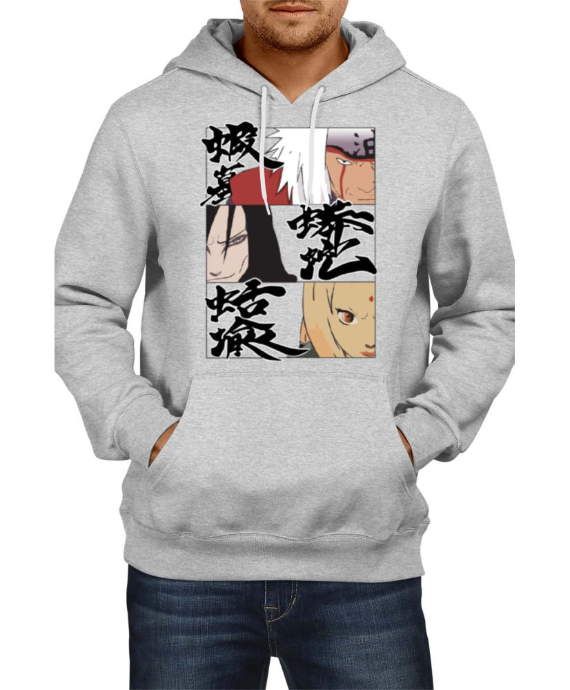 Мъжки Суитшърт Japan Anime Manga Comics Naruto Legendary Sannin Мъжки Суитшърт Japan Anime Manga Comics Naruto Legendary Sannin