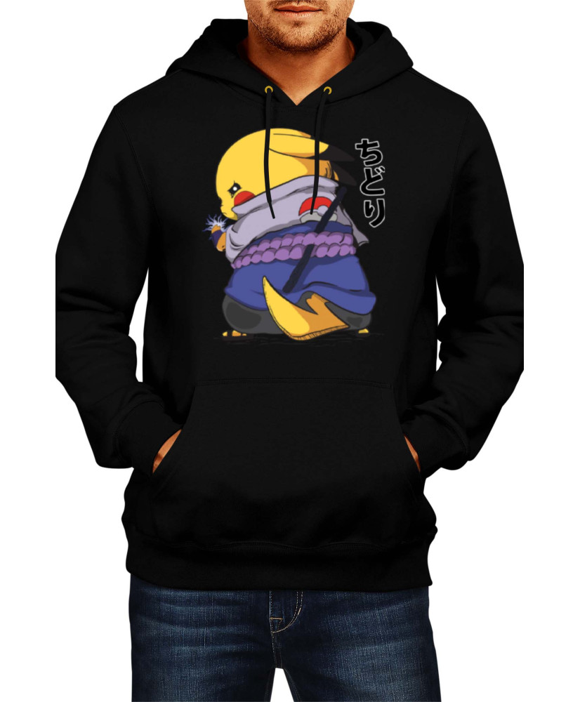 Мъжки Суитшърт Japan Anime Manga Comics Naruto Pikachu Sasuke Мъжки Суитшърт Japan Anime Manga Comics Naruto Pikachu Sasuke