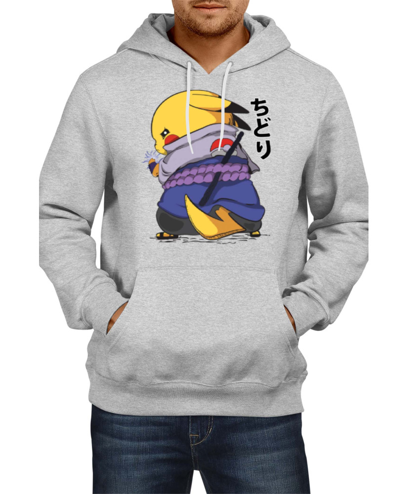 Мъжки Суитшърт Japan Anime Manga Comics Naruto Pikachu Sasuke Мъжки Суитшърт Japan Anime Manga Comics Naruto Pikachu Sasuke