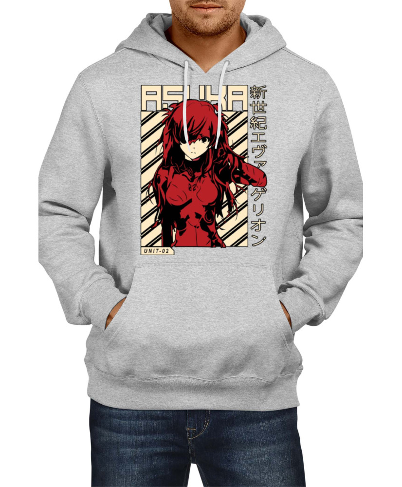 Мъжки Суитшърт Japan Anime Manga Comics Neon Genesis Evangelion Asuka