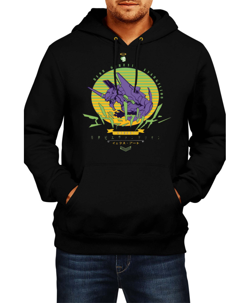 Мъжки Суитшърт Japan Anime Manga Comics Neon Genesis Evangelion Eva Unit 01