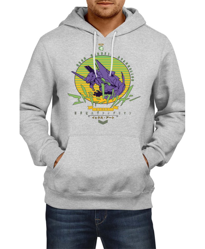 Мъжки Суитшърт Japan Anime Manga Comics Neon Genesis Evangelion Eva Unit 01