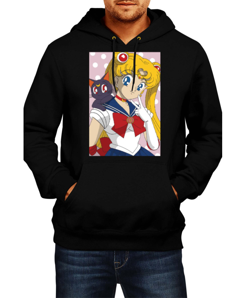 Мъжки Суитшърт Japan Anime Manga Comics Sailor Moon 02