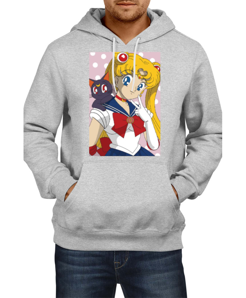 Мъжки Суитшърт Japan Anime Manga Comics Sailor Moon 02