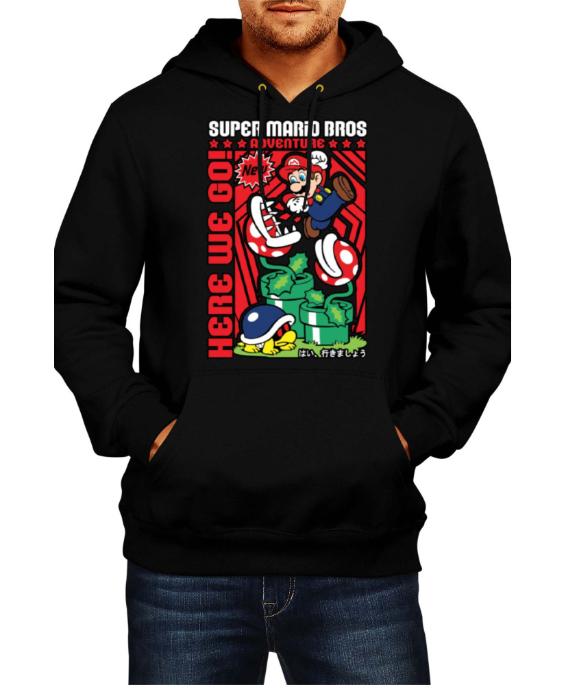 Мъжки Суитшърт Japan Anime Manga Comics Super Mario Bros