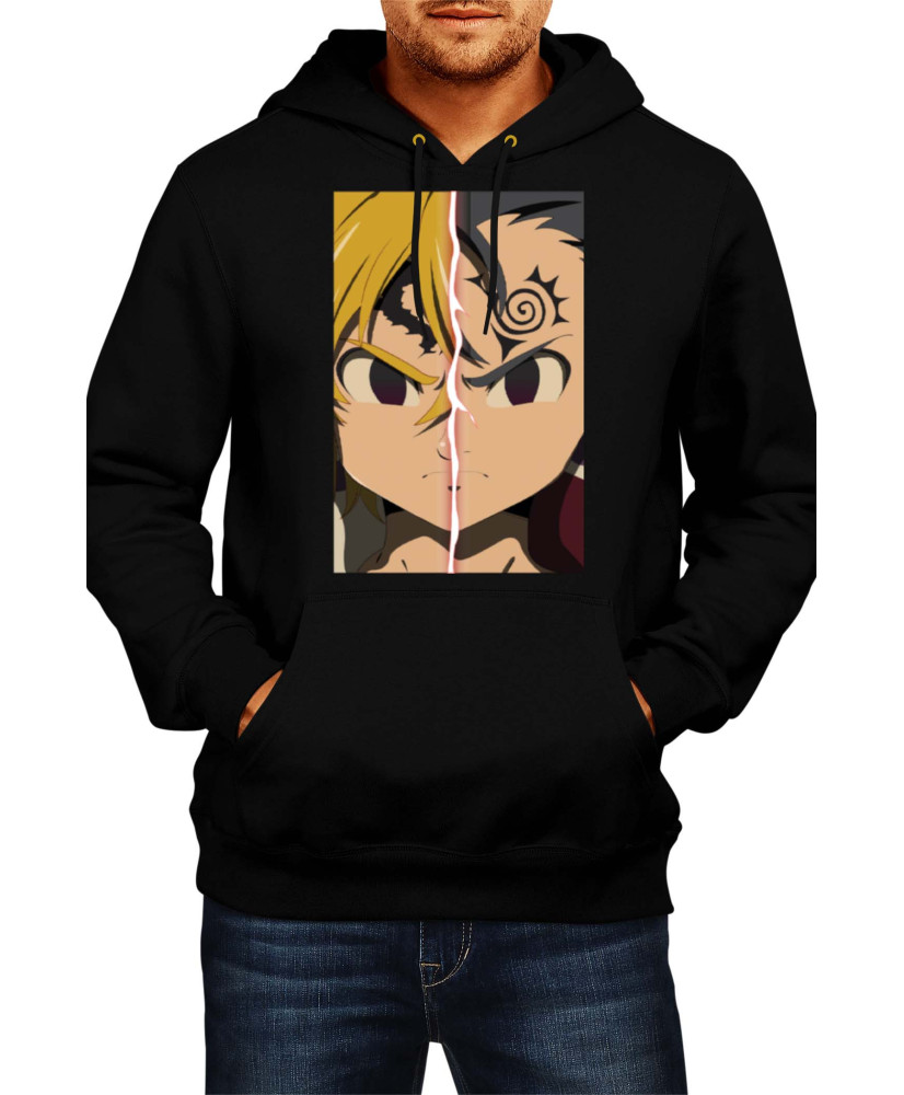 Мъжки Суитшърт Japan Anime Manga Comics The Seven Deadly Sins Meliodas 01