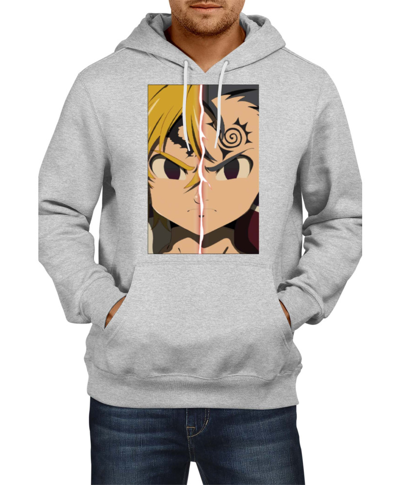 Мъжки Суитшърт Japan Anime Manga Comics The Seven Deadly Sins Meliodas 01