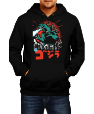 Мъжки Суитшърт Japan Anime Manga Comics Godzilla