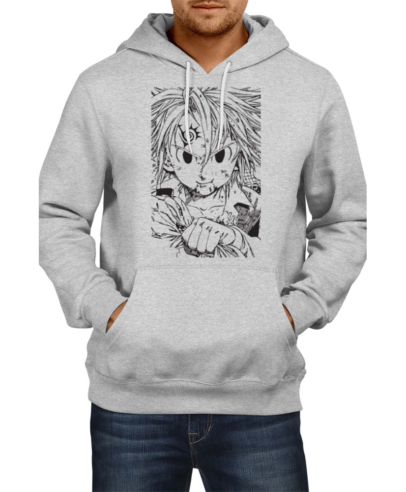 Мъжки Суитшърт Japan Anime Manga Comics The Seven Deadly Sins Meliodas 02