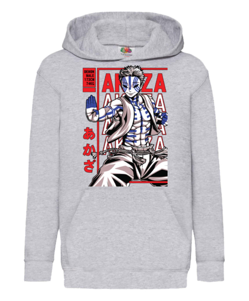 Детски Суитшърт Demon Slayer Akaza Детски Суитшърт Demon Slayer Akaza
