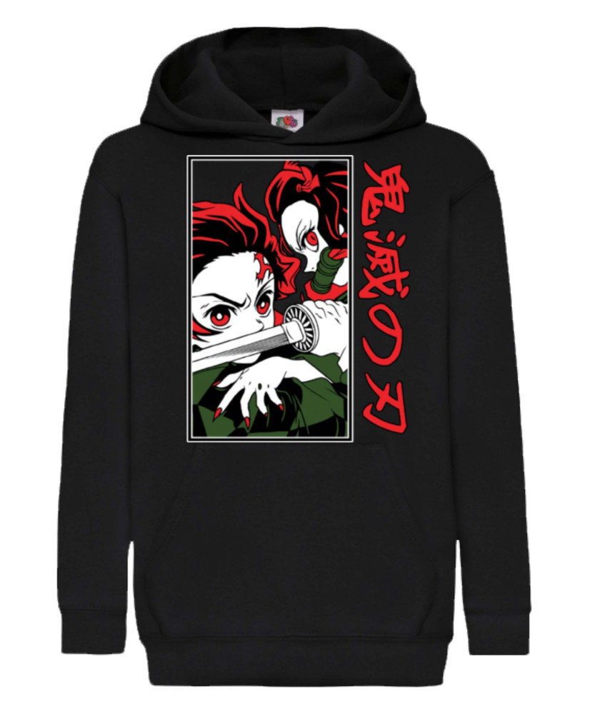Детски Суитшърт Demon Slayer Tanjiro Nezuko Fighting Детски Суитшърт Demon Slayer Tanjiro Nezuko Fighting