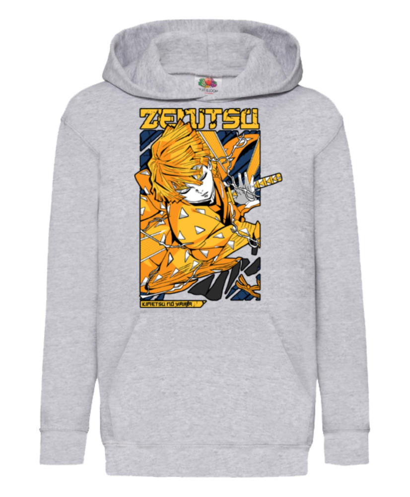 Детски Суитшърт Demon Slayer Zenitsu Agatsuma Детски Суитшърт Demon Slayer Zenitsu Agatsuma