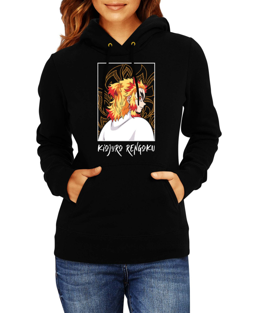 Дамски Суитшърт Japan Animation Manga Anime Comics Demon Slayer Kyojuro Rengoku 003
