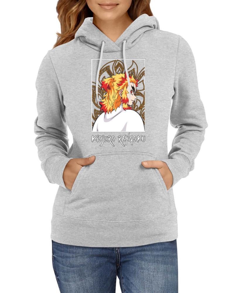 Дамски Суитшърт Japan Animation Manga Anime Comics Demon Slayer Kyojuro Rengoku 003