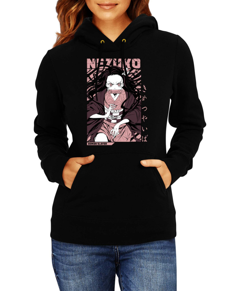 Дамски Суитшърт Japan Animation Manga Anime Comics Demon Slayer Nezuko Kamado 001