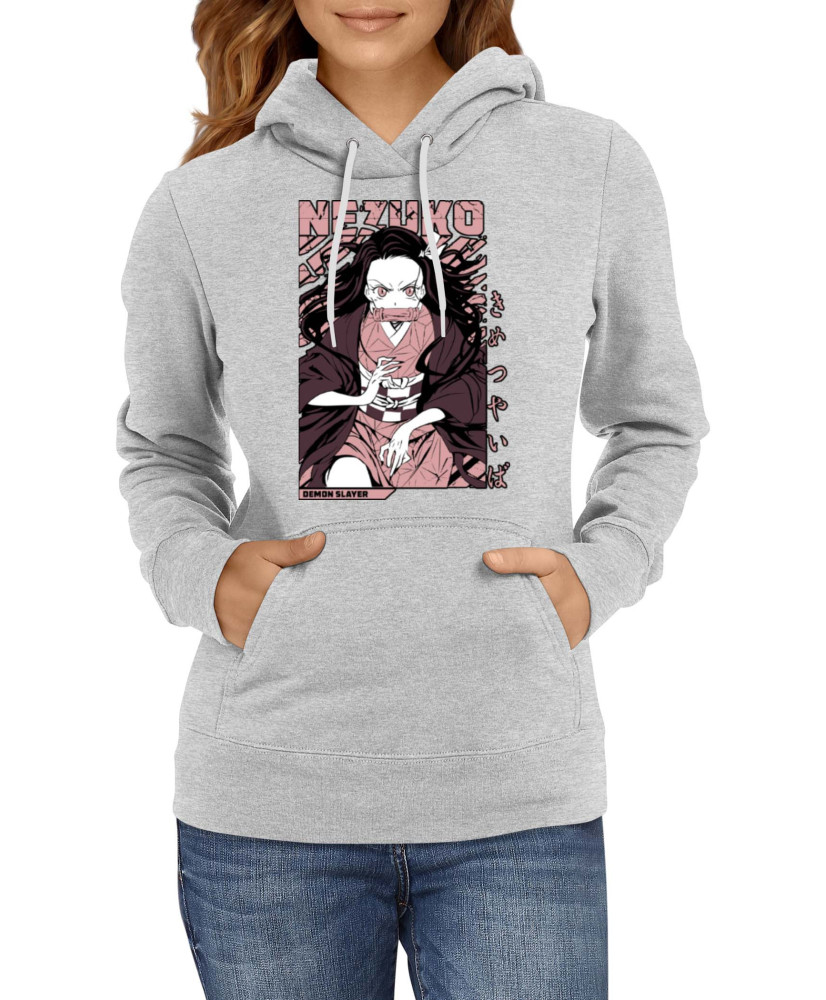 Дамски Суитшърт Japan Animation Manga Anime Comics Demon Slayer Nezuko Kamado 001