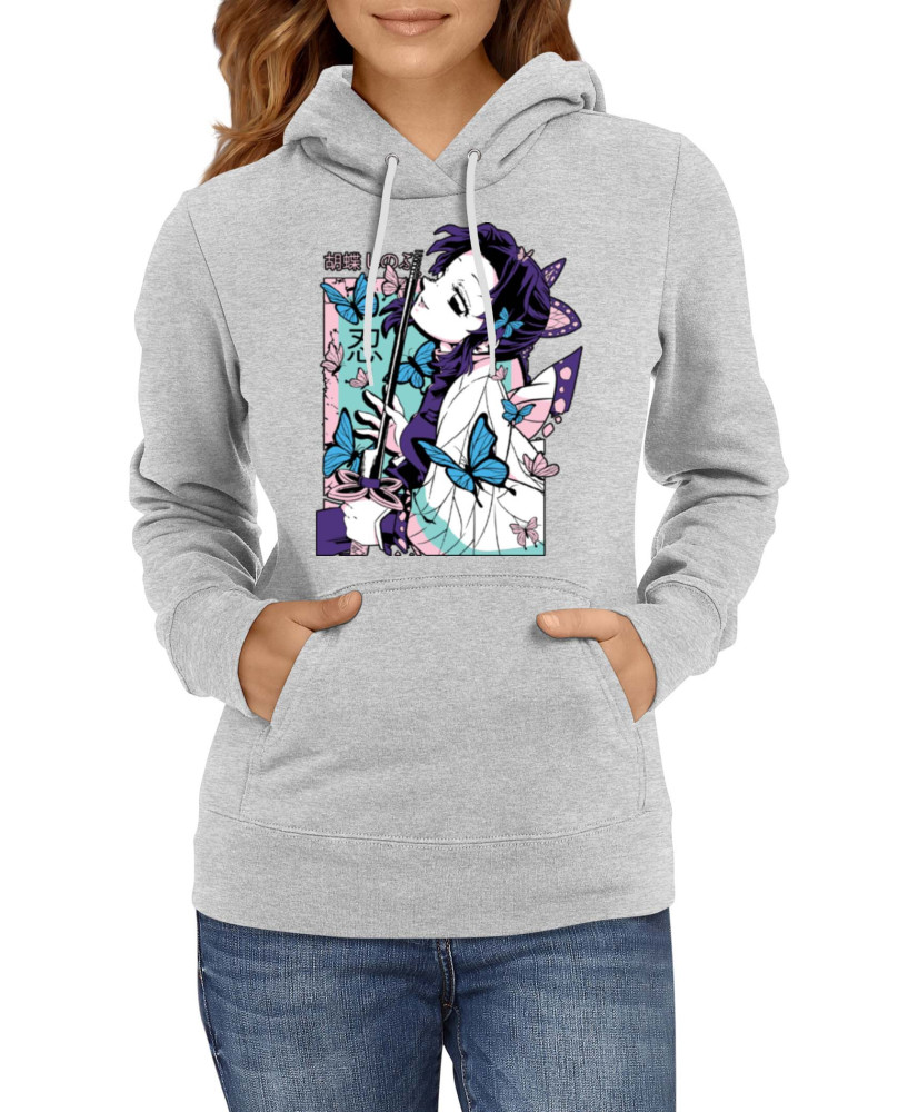 Дамски Суитшърт Japan Animation Manga Anime Comics Demon Slayer Shinobu Kocho