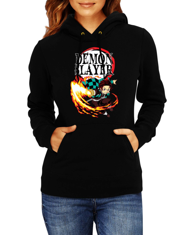 Дамски Суитшърт Japan Animation Manga Anime Comics Demon Slayer Tanjiro Kamado 008