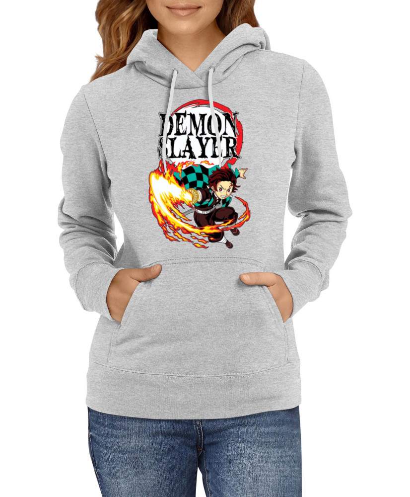 Дамски Суитшърт Japan Animation Manga Anime Comics Demon Slayer Tanjiro Kamado 008