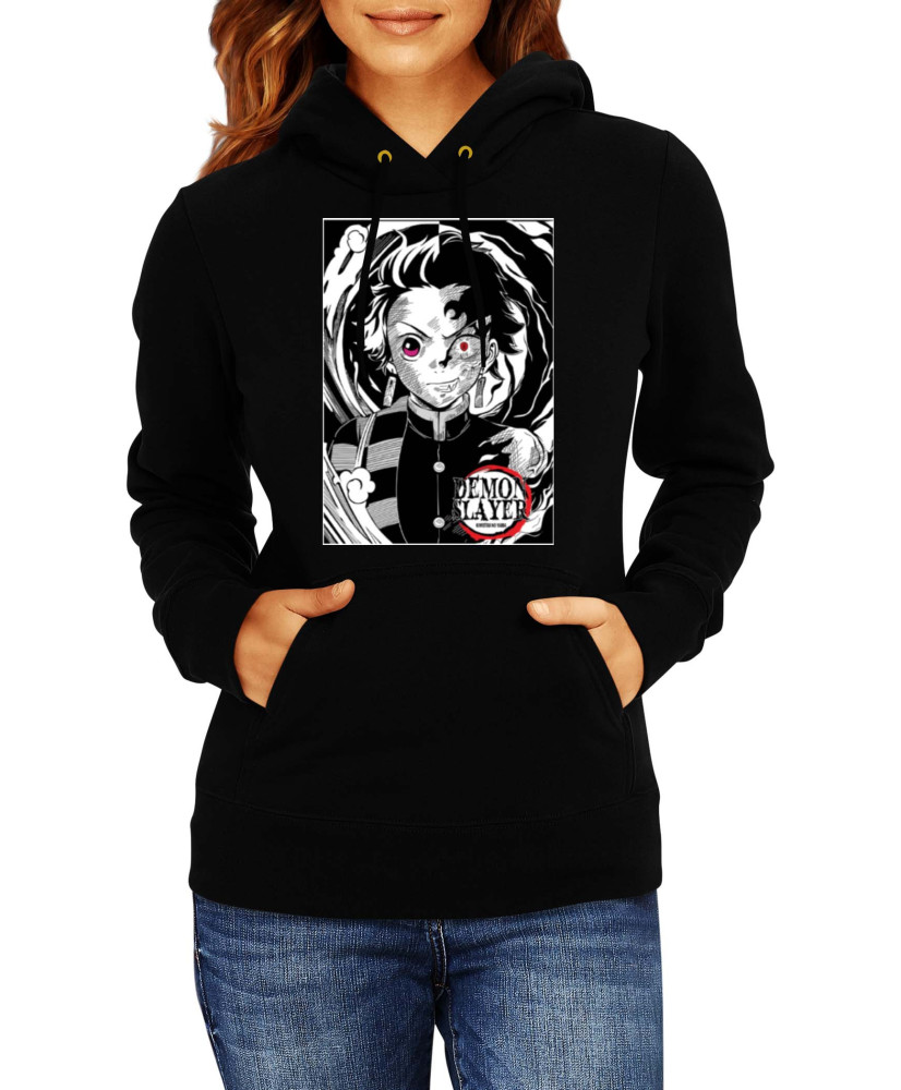 Дамски Суитшърт Japan Animation Manga Anime Comics Demon Slayer Tanjiro Kamado 009