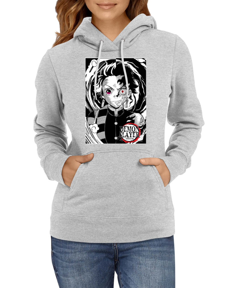 Дамски Суитшърт Japan Animation Manga Anime Comics Demon Slayer Tanjiro Kamado 009