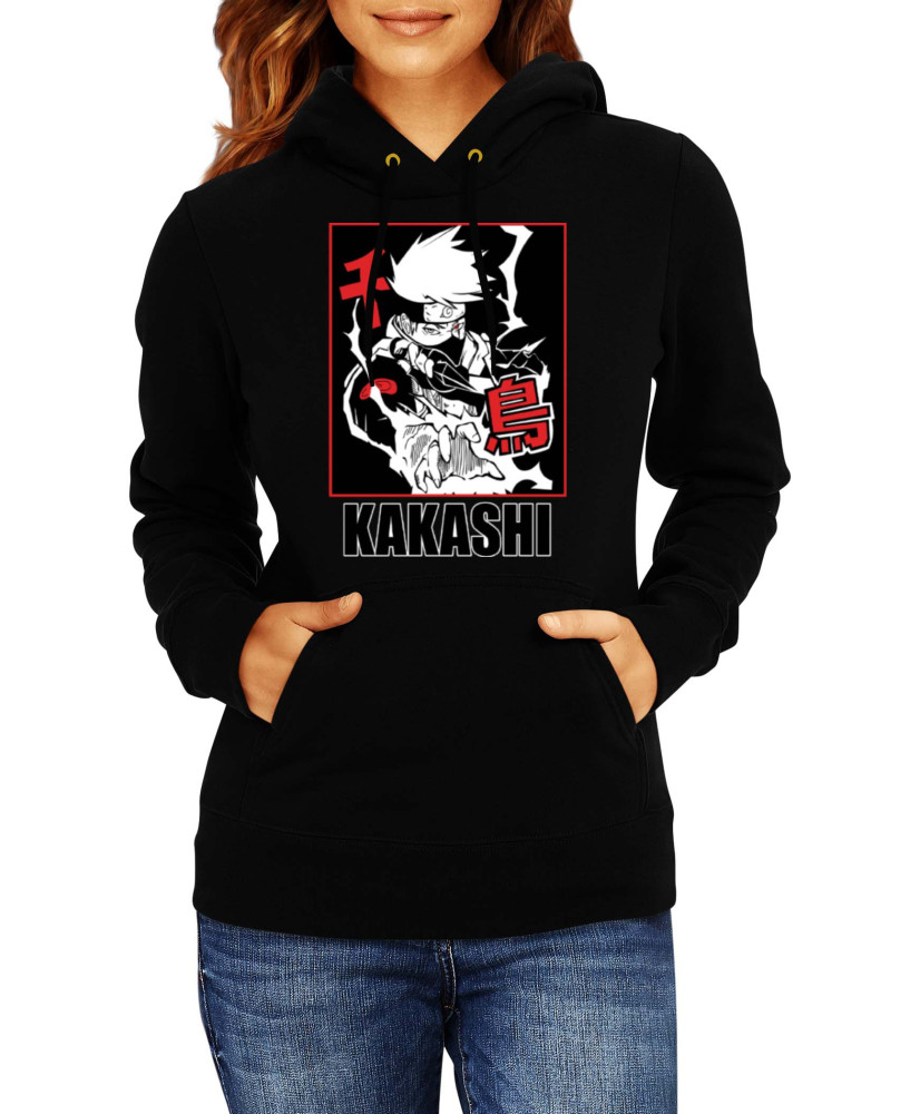 Дамски Суитшърт Japan Animation Manga Anime Comics Naruto Hatake Kakashi 004 Chidori