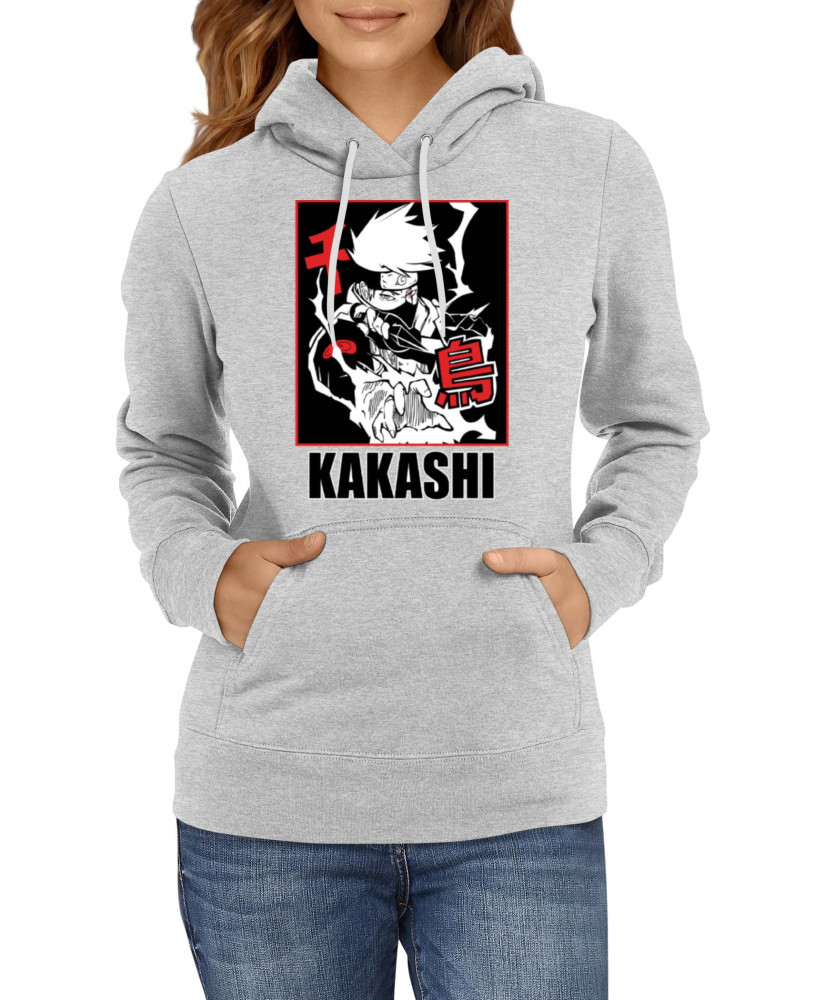 Дамски Суитшърт Japan Animation Manga Anime Comics Naruto Hatake Kakashi 004 Chidori