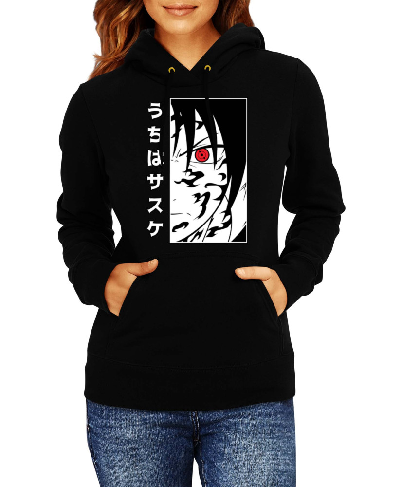 Дамски Суитшърт Japan Animation Manga Anime Comics Naruto Sasuke Uchiha 001