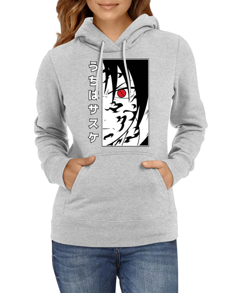 Дамски Суитшърт Japan Animation Manga Anime Comics Naruto Sasuke Uchiha 001