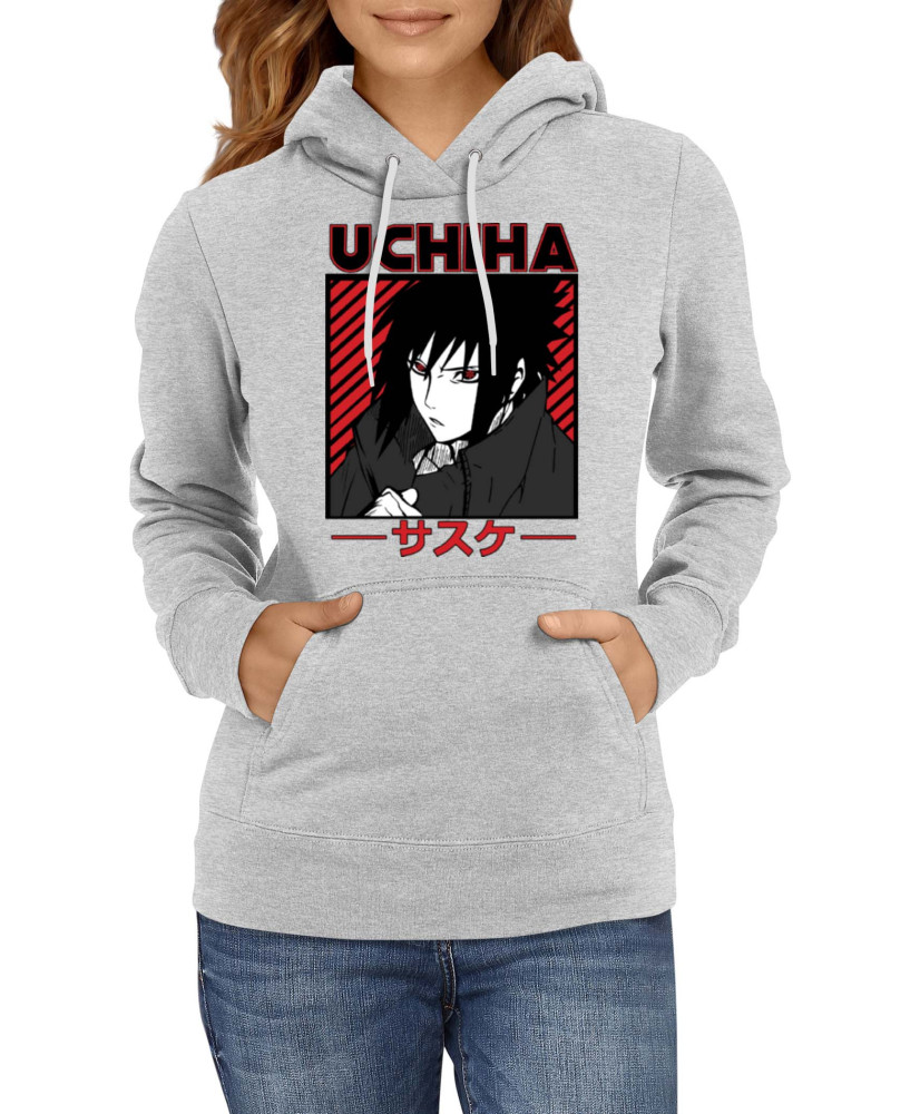 Дамски Суитшърт Japan Animation Manga Anime Comics Naruto Sasuke Uchiha 002