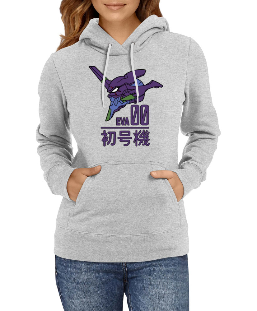 Дамски Суитшърт Japan Animation Manga Anime Comics Neon Genesis Evangelion Eva Unit 0000