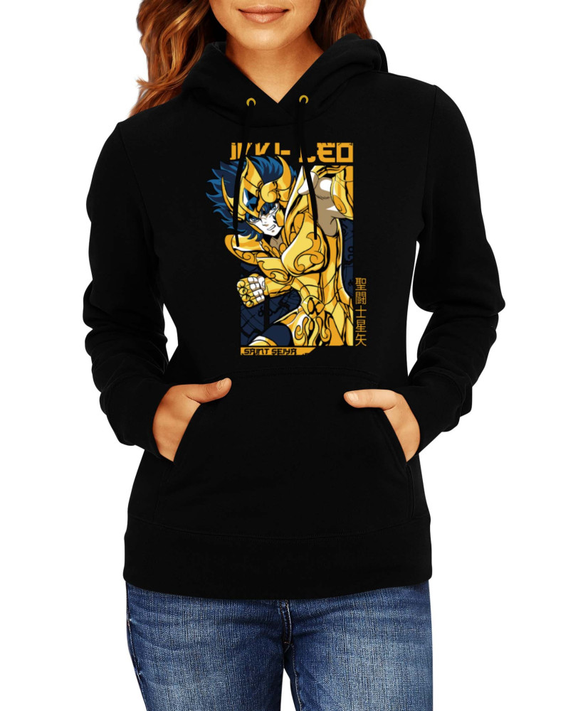 Дамски Суитшърт Japan Animation Manga Anime Comics Saint Seiya Leo Aiolia 001