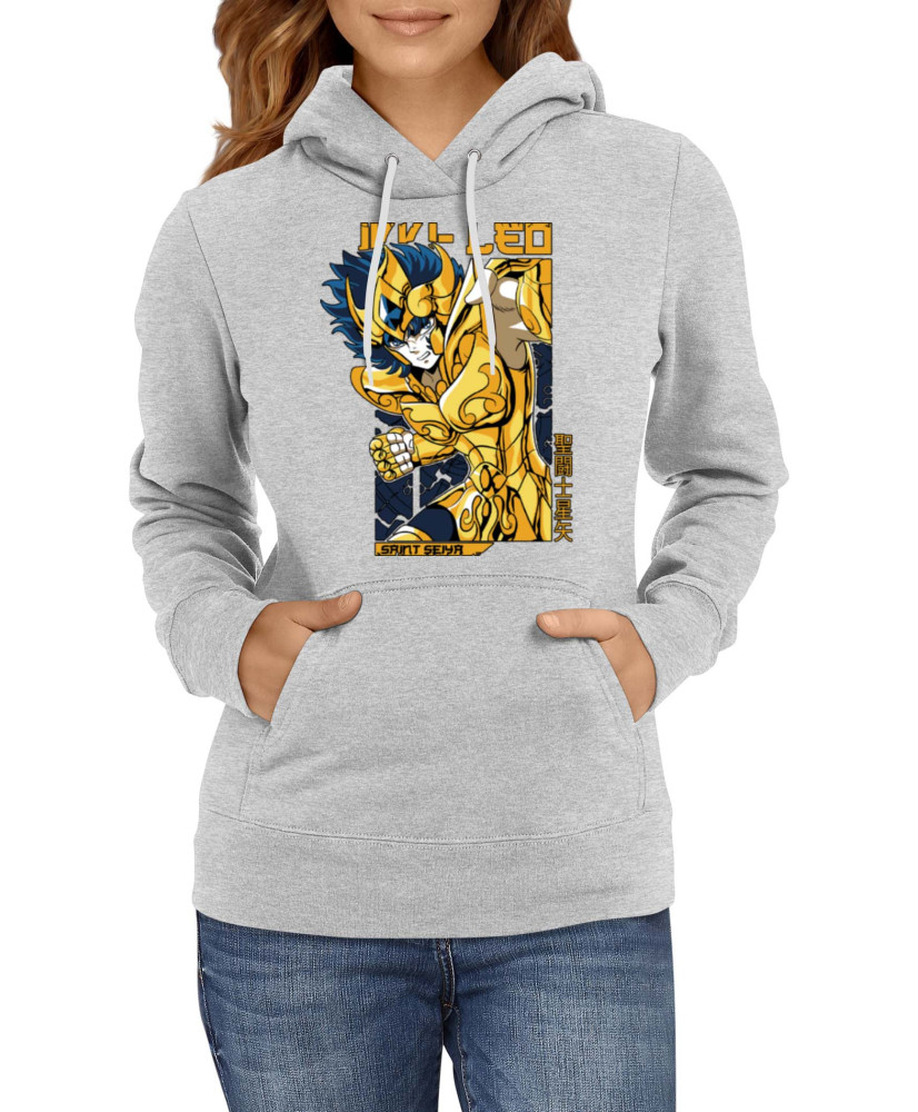 Дамски Суитшърт Japan Animation Manga Anime Comics Saint Seiya Leo Aiolia 001