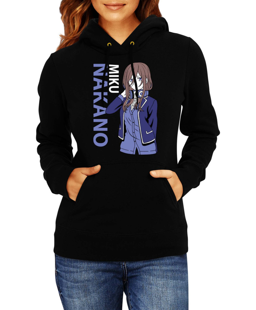 Дамски Суитшърт Japan Animation Manga Anime Comics The Quintessential Quintuplets Miku Nakano Дамски Суитшърт Japan Animation Manga Anime Comics The Quintessential Quintuplets Miku Nakano
