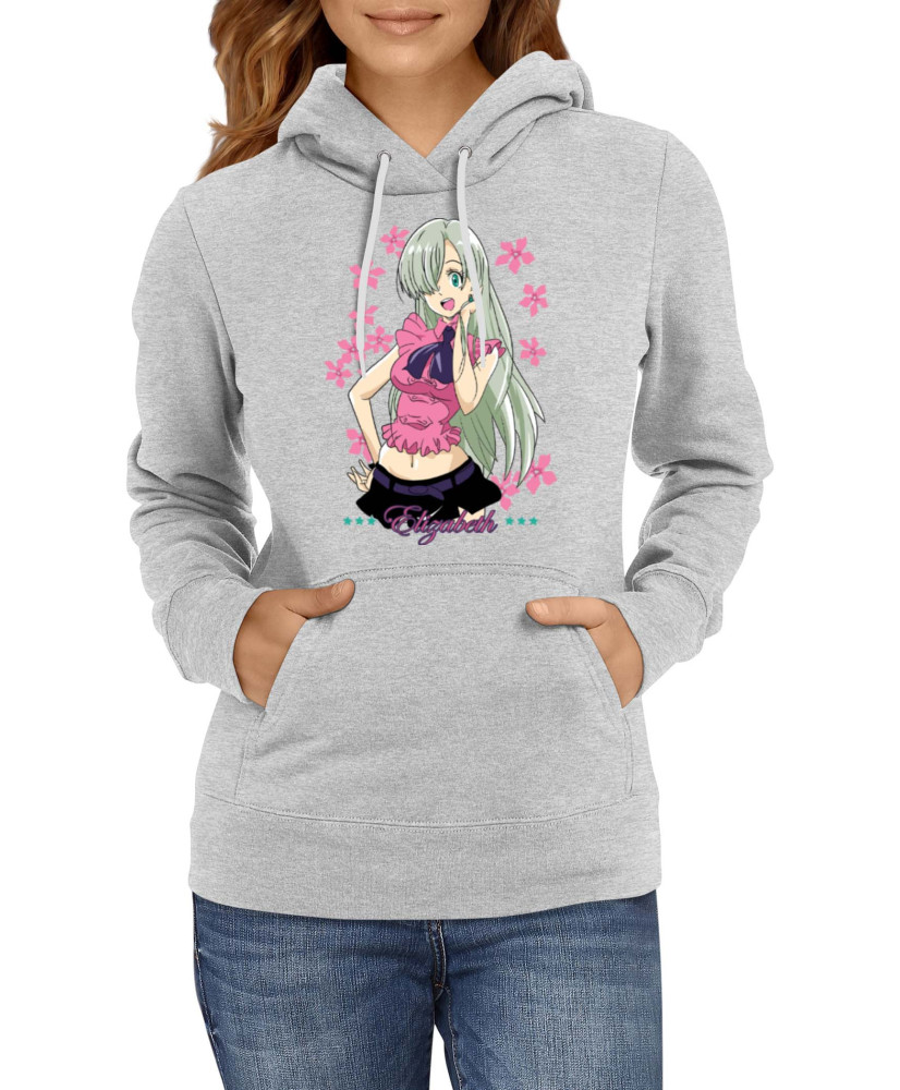 Дамски Суитшърт Japan Animation Manga Anime Comics The Seven Deadly Sins Elizabeth Liones Дамски Суитшърт Japan Animation Manga Anime Comics The Seven Deadly Sins Elizabeth Liones