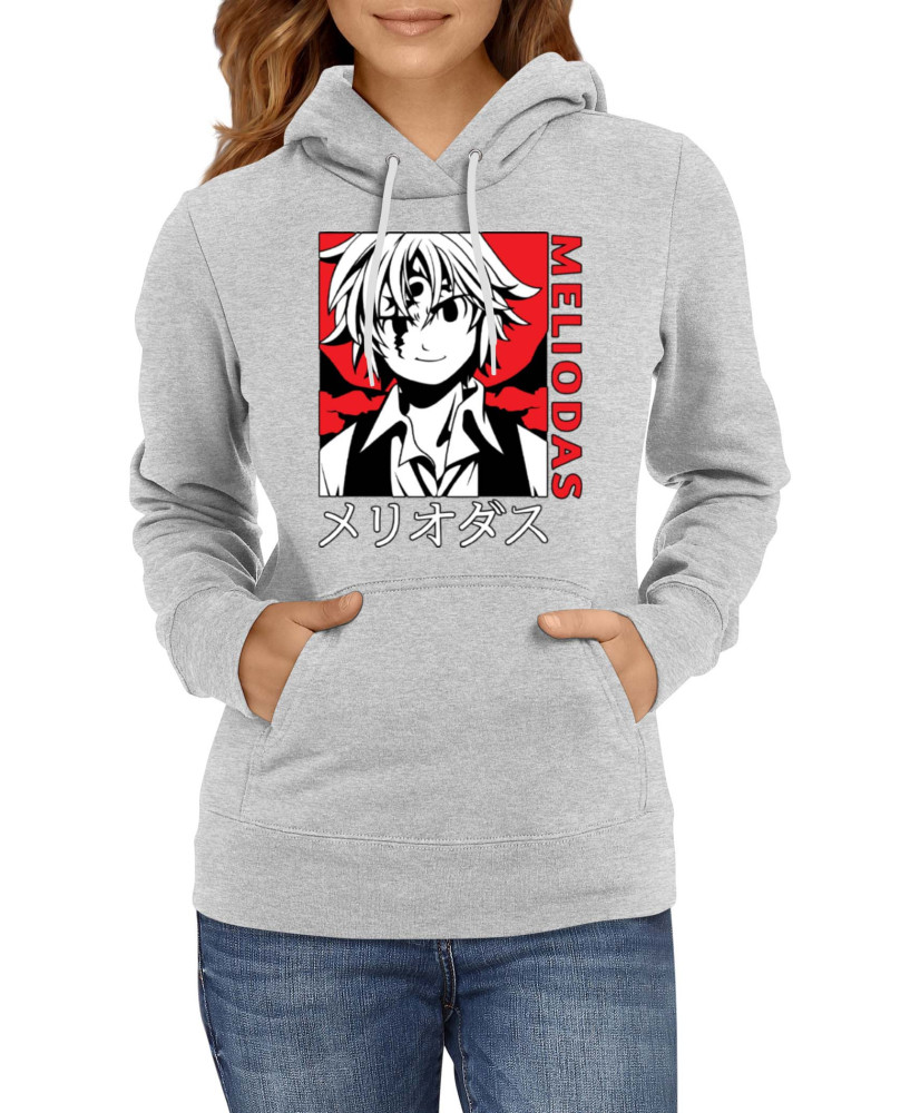 Дамски Суитшърт Japan Animation Manga Anime Comics The Seven Deadly Sins Meliodas 004 Дамски Суитшърт Japan Animation Manga Anime Comics The Seven Deadly Sins Meliodas 004