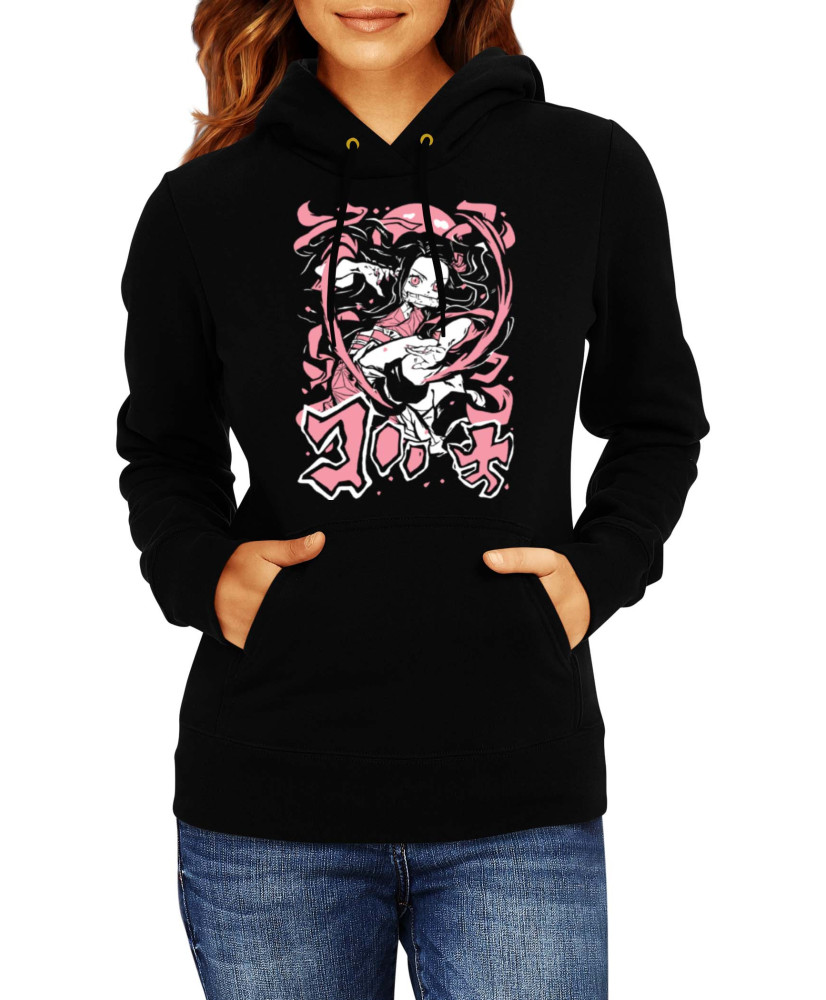 Дамски Суитшърт Japan Animation Manga Anime Comics Demon Slayer Nezuko Kamado 002