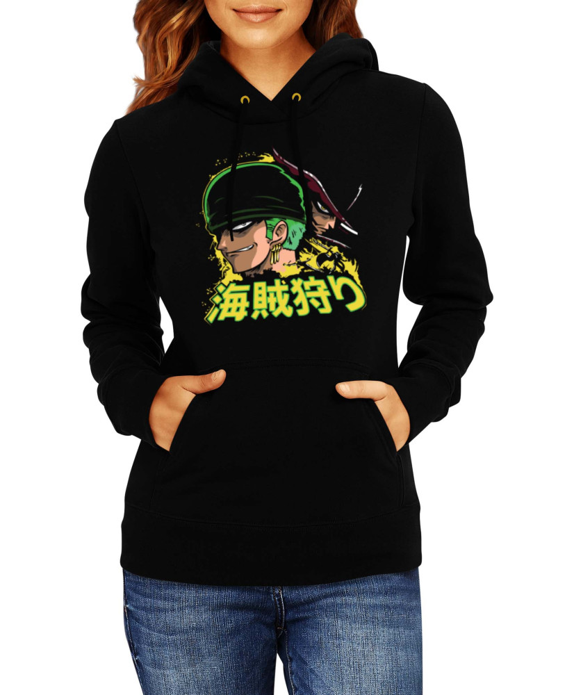 Дамски Суитшърт Japan Animation Manga Anime Comics One Piece Roronoa Zoro 002