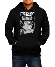 Мъжки Суитшърт Japan Animation Manga Anime Comics Anime Heroes Naruto Goku Luffy Sakura