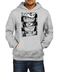 Мъжки Суитшърт Japan Animation Manga Anime Comics Anime Heroes Naruto Goku Luffy Sakura
