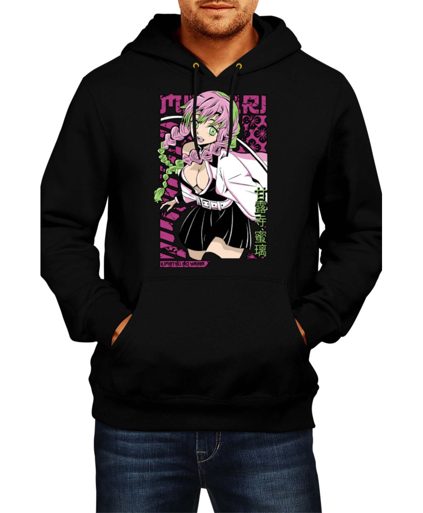 Мъжки Суитшърт Japan Animation Manga Anime Comics Demon Slayer Kanroji Mitsuri