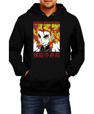 Мъжки Суитшърт Japan Animation Manga Anime Comics Demon Slayer Kyojuro Rengoku 002