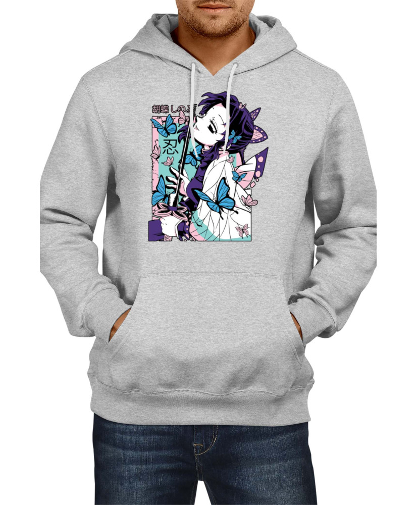 Мъжки Суитшърт Japan Animation Manga Anime Comics Demon Slayer Shinobu Kocho