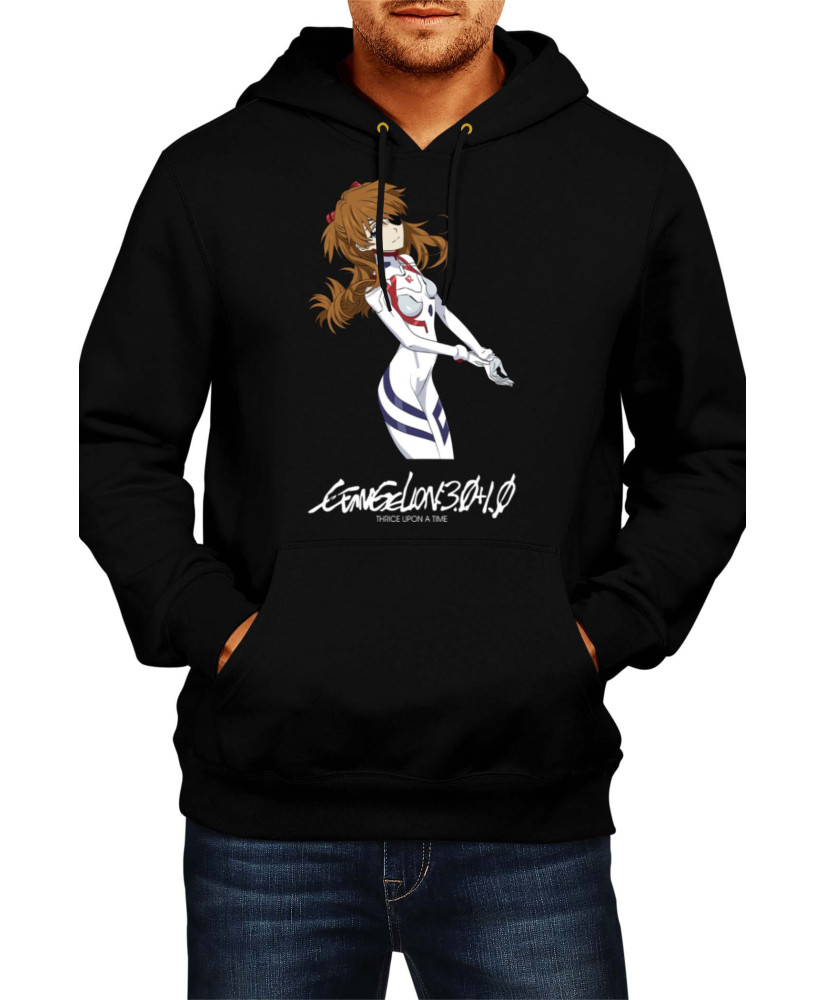 Мъжки Суитшърт Japan Animation Manga Anime Comics Evangelion Asuka Langley Soryu