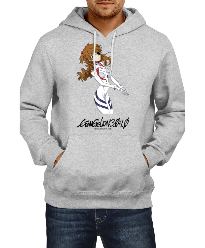 Мъжки Суитшърт Japan Animation Manga Anime Comics Evangelion Asuka Langley Soryu