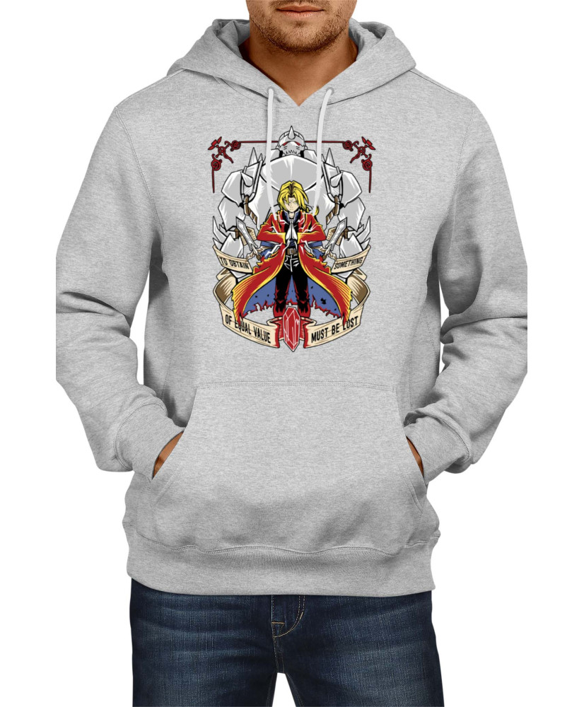 Мъжки Суитшърт Japan Animation Manga Anime Comics Fullmetal Alchemist Edward Elric